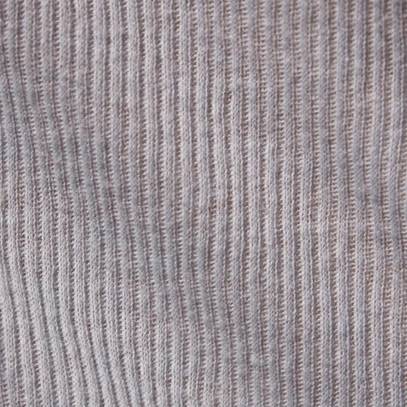 James Perse cotton cashmere ribbed crew long sleeve top - Picture 3 of 3